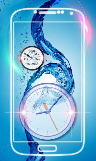 Water Clock Live Wallpaper screenshot 2