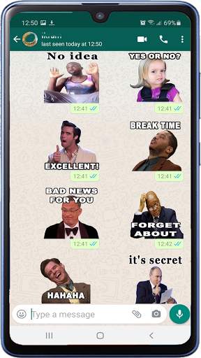 Funny memes stickers 2021 For Chat - WAStickerApps screenshot 6