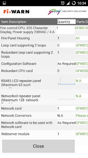 Godrej Fi-Warn Datasheet screenshot 6