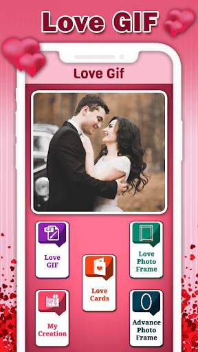Love GIF : Love Photo Frame & Greetings screenshot 1