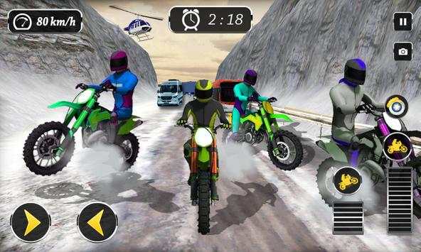 Snow Mountain Bike Racer - Motocross Racing 2020 screenshot 3