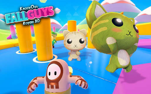 Knockout Fall Guys Royale 3D: Human Knock Over screenshot 1