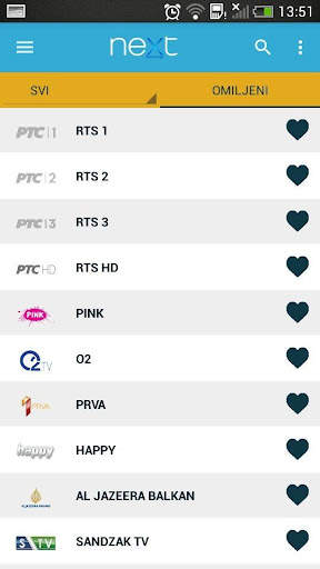 Next IPTV screenshot 2