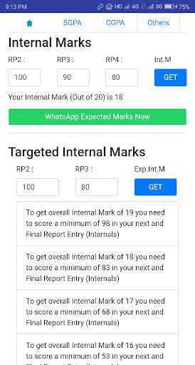 AU CGPA Calculator screenshot 4