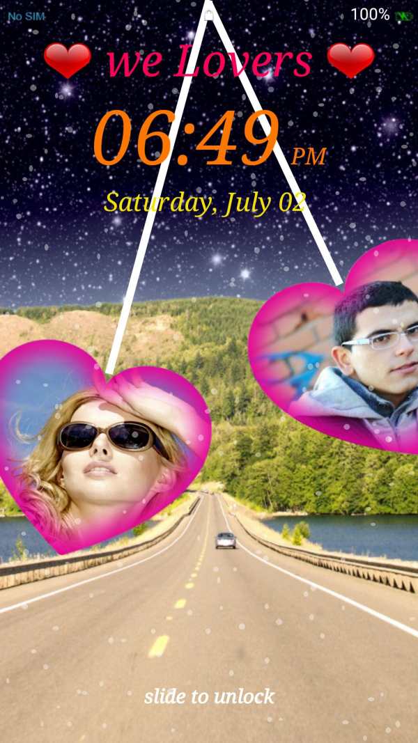 We Lovers Lock Screen screenshot 5