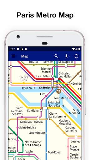 Paris Metro – official metro map and train times screenshot 2