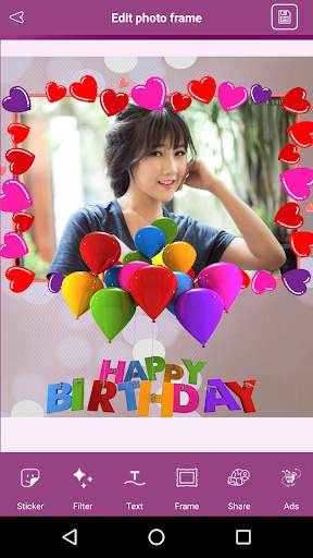 Happy Birthday Photo Frames Editor screenshot 4