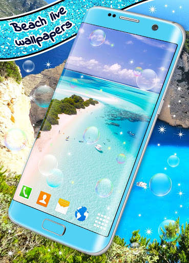 Beach Live Wallpaper 🌞 Sand and Water Wallpapers screenshot 1