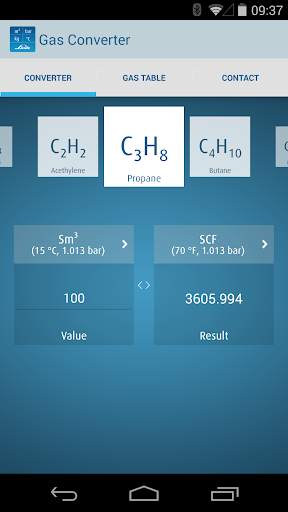 Gas Converter screenshot 1