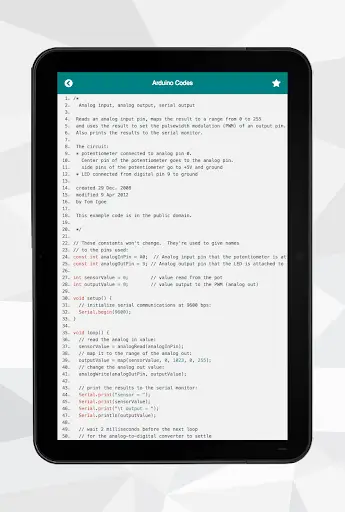 Arduino Codes screenshot 8