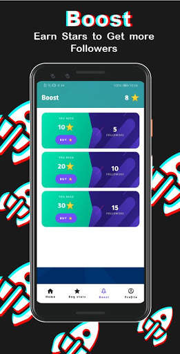 TikBooster - ganhe seguidores e curtidas no TikTok screenshot 2