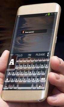 Raw metal Clavier Theme screenshot 3