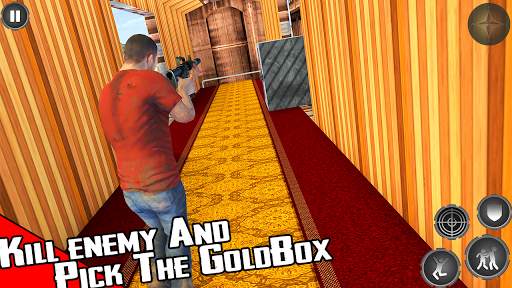 Train Shooting Game: Free Fire Train Gold Robbery screenshot 4