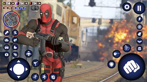 Miami Rope Hero Spider Games screenshot 3