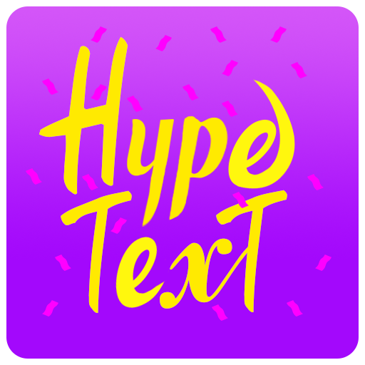 Hype TexT - Animated Text  Video Maker أيقونة