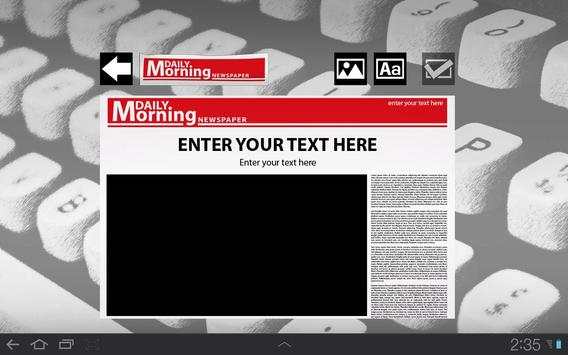 Fake Newspaper Maker Creator screenshot 8