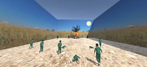 Squid Green Red Light Run Game screenshot 2