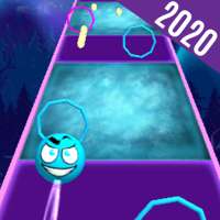 Epic Balls:Journey on water fire glass & sand road logo