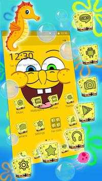 Cute Yellow Cartoon Theme screenshot 2
