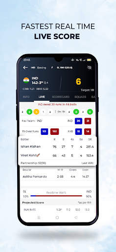 CricMatch : Cricket Live Line screenshot 2