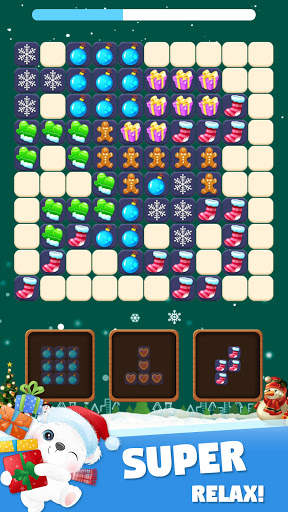 Christmas Block Puzzle Games - Clash of Bricks screenshot 2