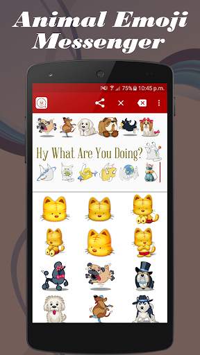 Animals Emoji Art Messenger screenshot 2