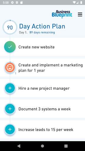 90 Day Action Plan screenshot 4