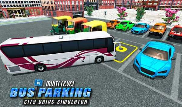 Multi Level Bus Parking City Drive Simulator screenshot 2