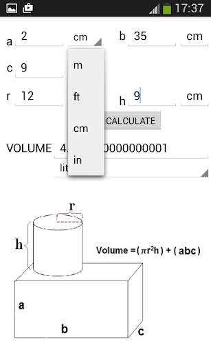 Volume Calculator 3 تصوير الشاشة