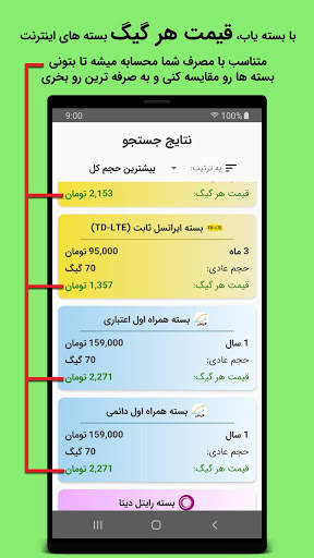 ایرانسل پیشرفته من स्क्रीनशॉट 5