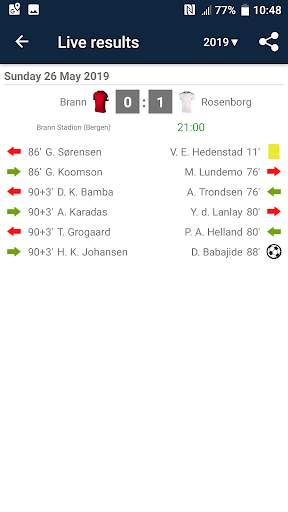 Live Scores Eliteserien 2023 screenshot 3