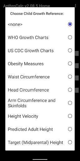 AnthroCalc screenshot 2