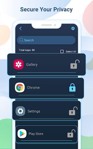 App icon changer–Fingerprint app lock, rename apps screenshot 4