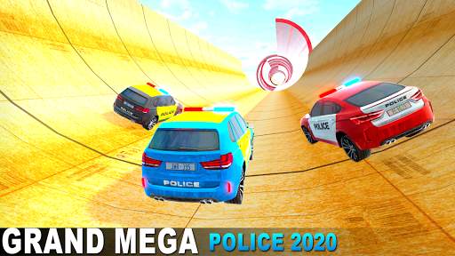 Mega Ramp Police Car Stunts 2020 screenshot 1