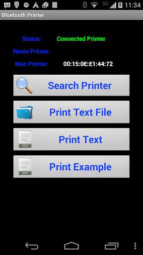 Impresora Bluetooth screenshot 1