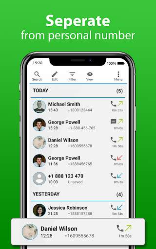 2nd line – Sideline Second Phone Number screenshot 1