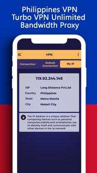 Philippines VPN - Turbo VPN Unlimited Proxy screenshot 4