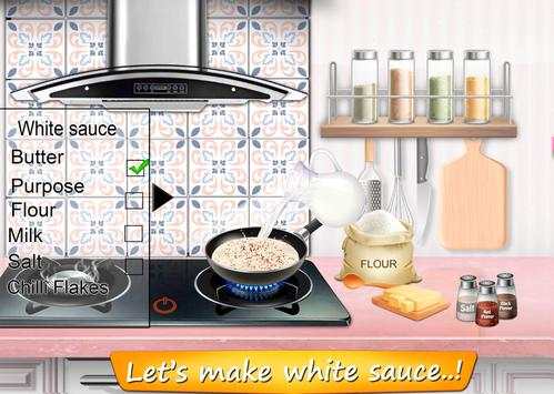 White Sauce Pasta Creamy Recipe-Cooking in Kitchen screenshot 7