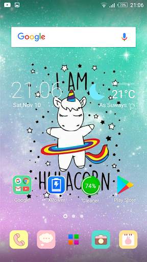 kawaii Unicorn Cats backgrounds-Girly Wallpapers screenshot 4