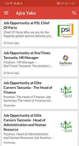 Ajira Yako screenshot 3