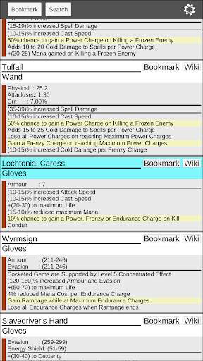 PoE Mod Search screenshot 1
