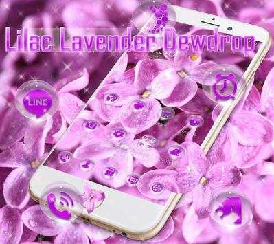 Lilac lavender dewdrop theme screenshot 2