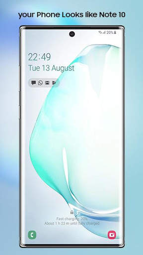 Note 10 Lock screen screenshot 1