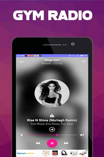 Gym Radio Workout Music App screenshot 2