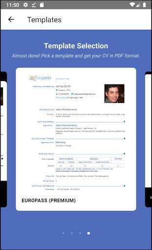 Resume App - Simple Smart Resu 2 تصوير الشاشة