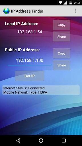 My IP Address Finder screenshot 1