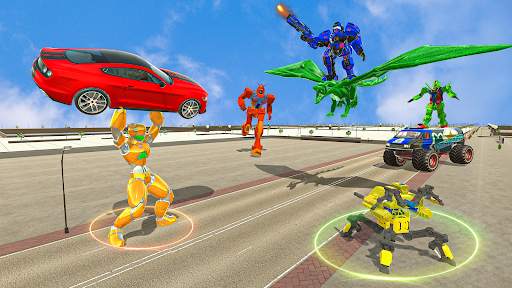 Avion Robot Car Transform Game screenshot 4