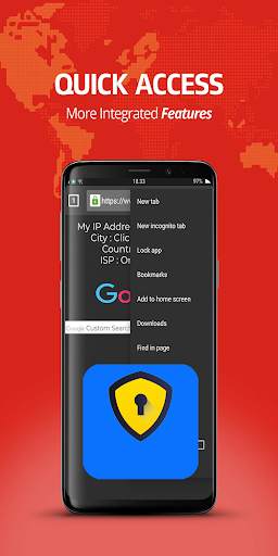 mimontok: Private browser with vpn free screenshot 4