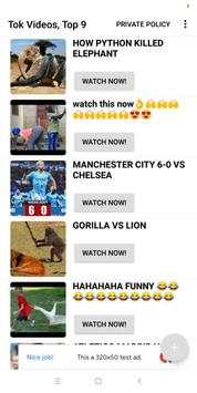 Tok Top 9 - Top Nine Daily videos for TikTok screenshot 1