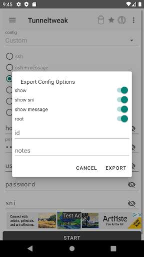 Tunneltweak - Free SSH/Proxy/VPN screenshot 3